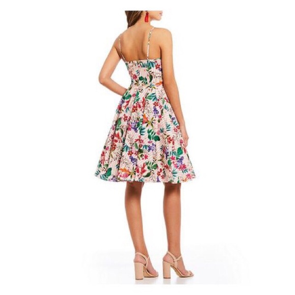 Gianni Bini Jacquelin Floral Print Poplin Dress - Picture 2 of 6